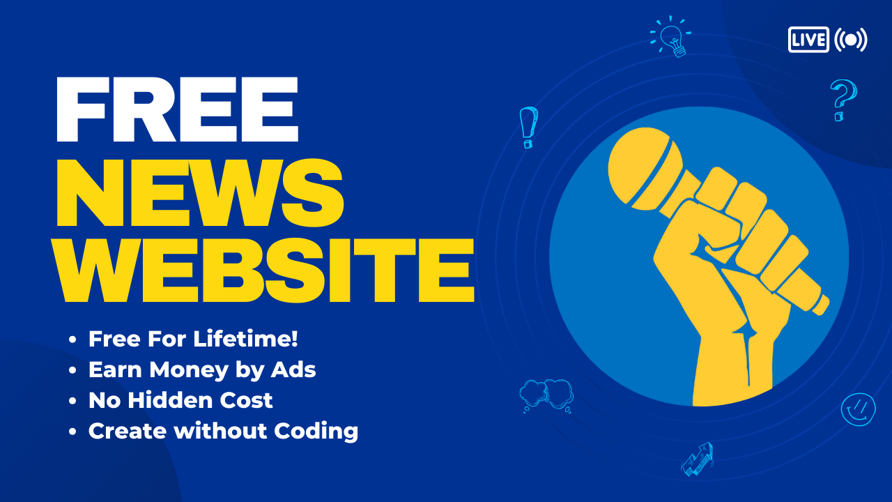Create Free News Website
